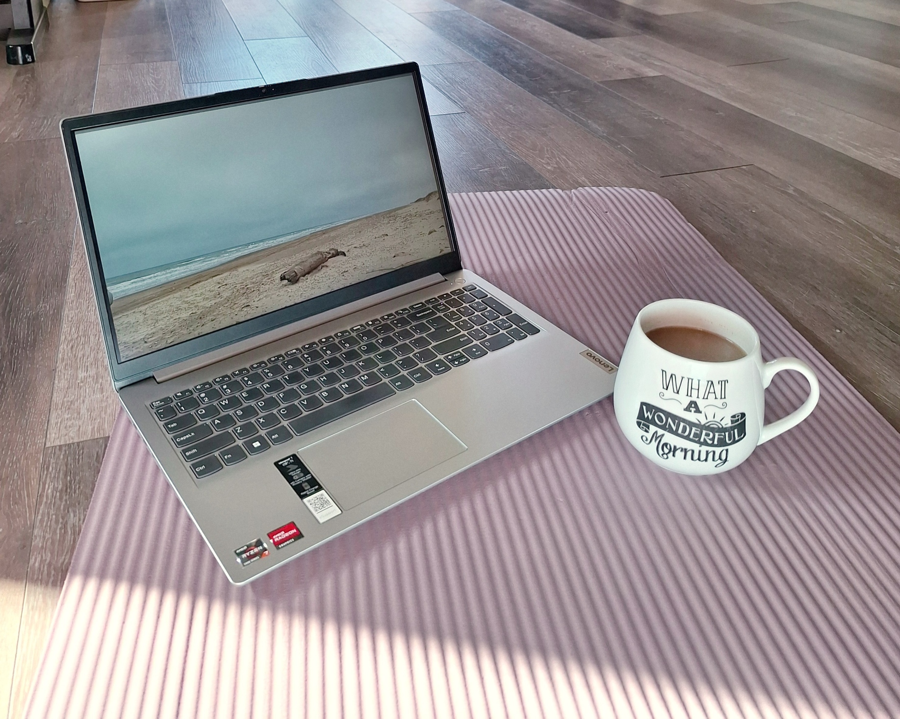 Workspace used for Freedom Built Business Solutions consulting work